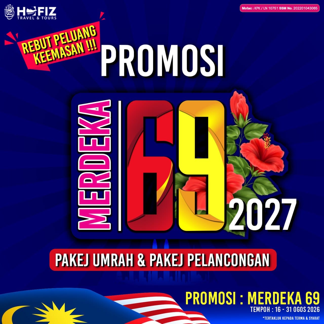Poster Promo Umrah Merdeka 69, muka surat 1